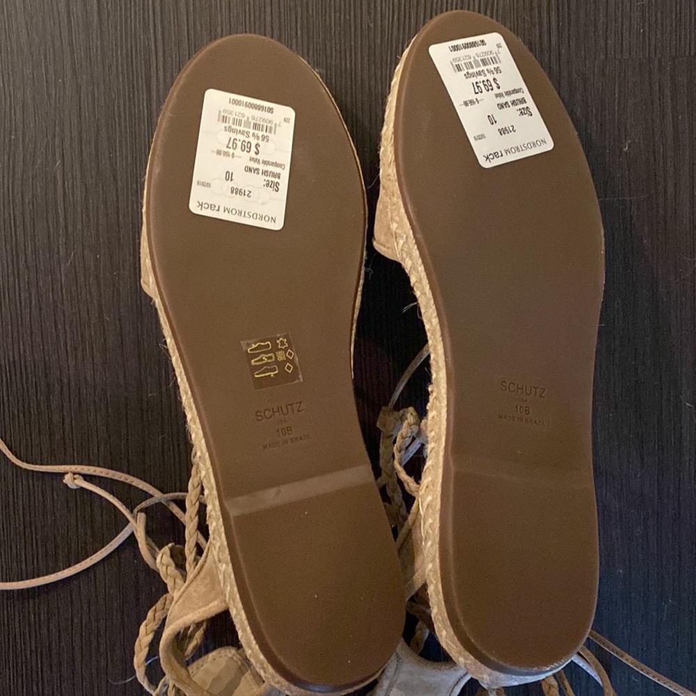 Schutz Kobi Suede Espadrilles - Picture 2 of 2